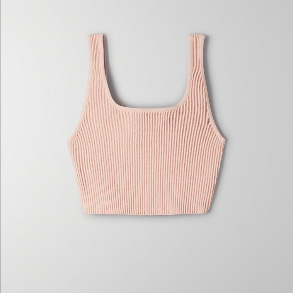 Aritzia sculpt knit tank